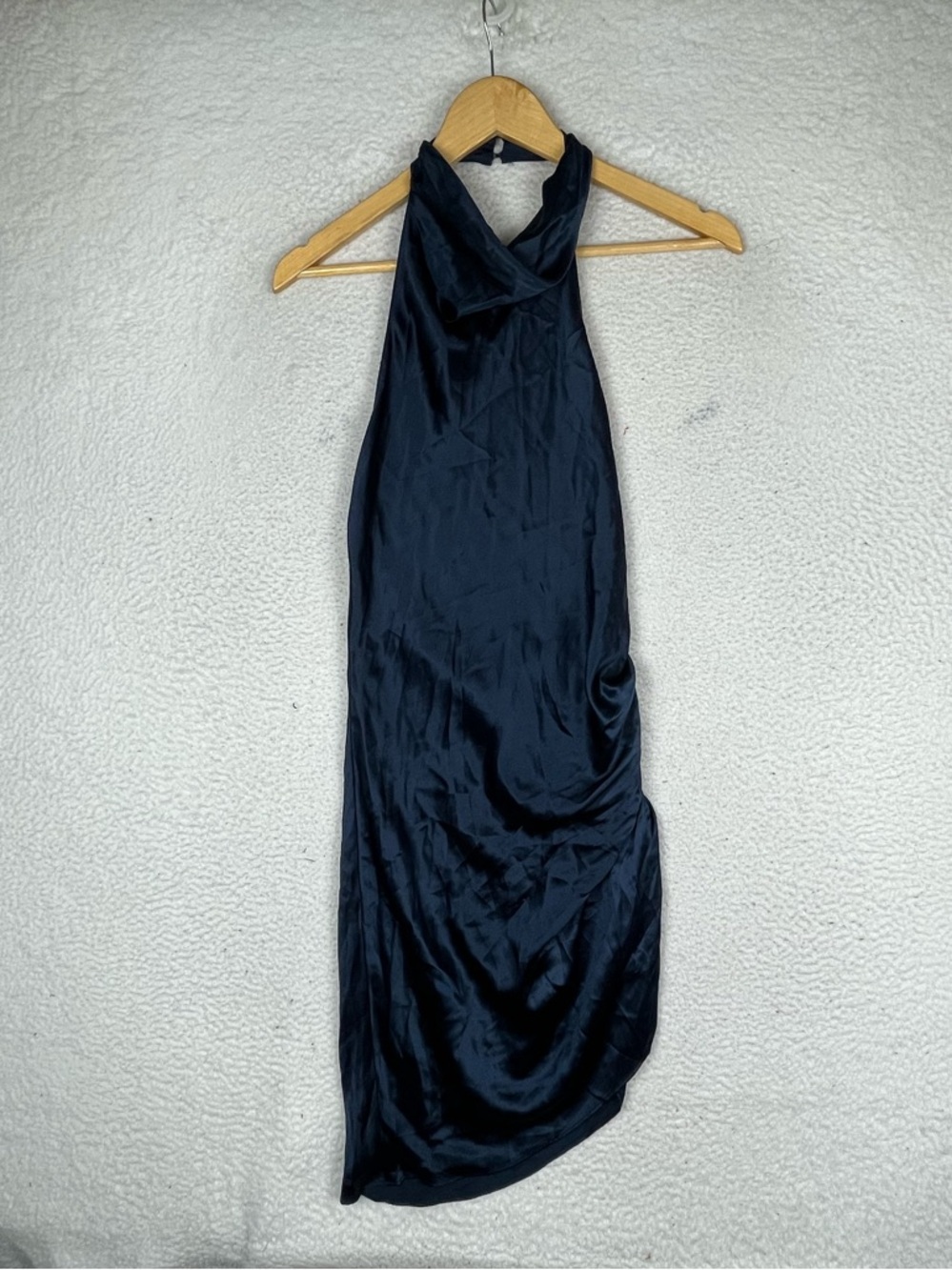 Amanda Uprichard silk navy mini dress